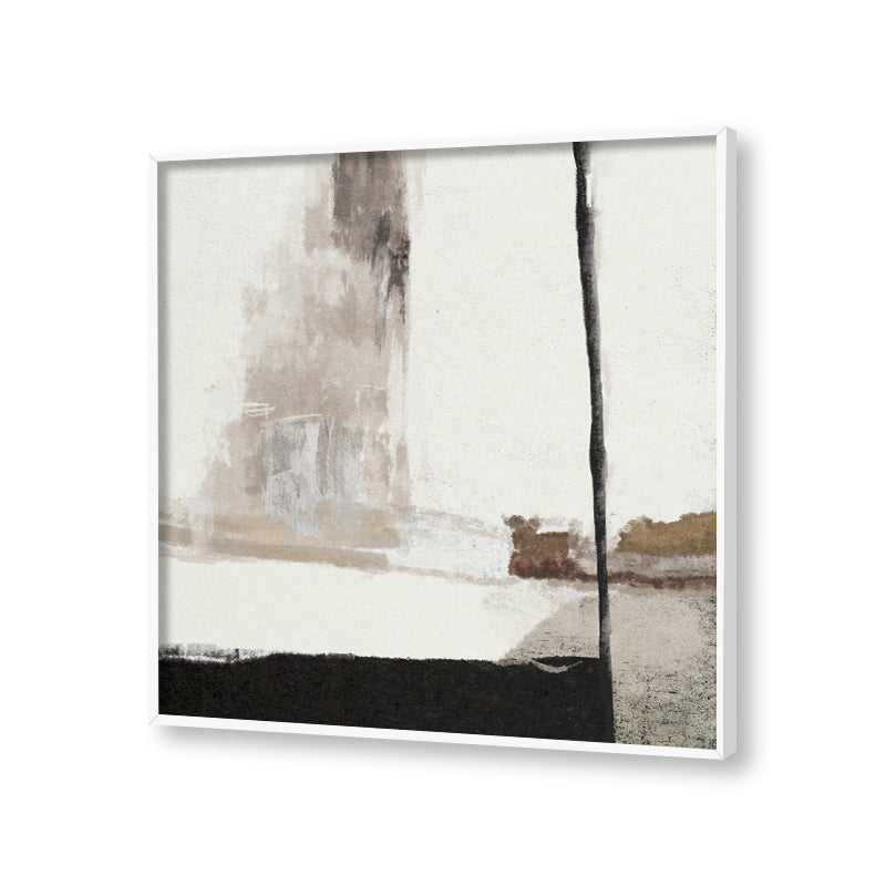 Abstract Strokes 1 | Black and White Wall Artwork | Abstract Canvas Painting for Wall | Wall Decor | Wall Painting