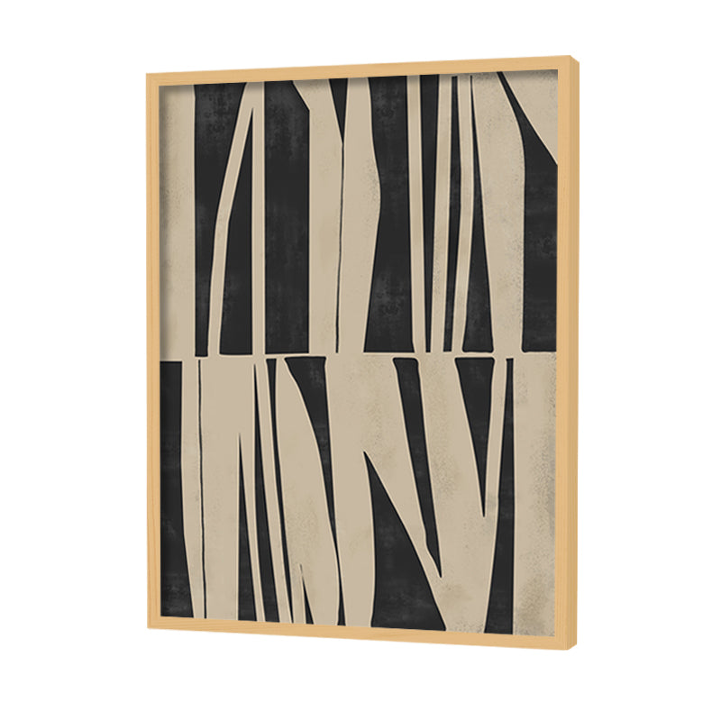 Between the Lines Abstract Canvas Wall Art Print