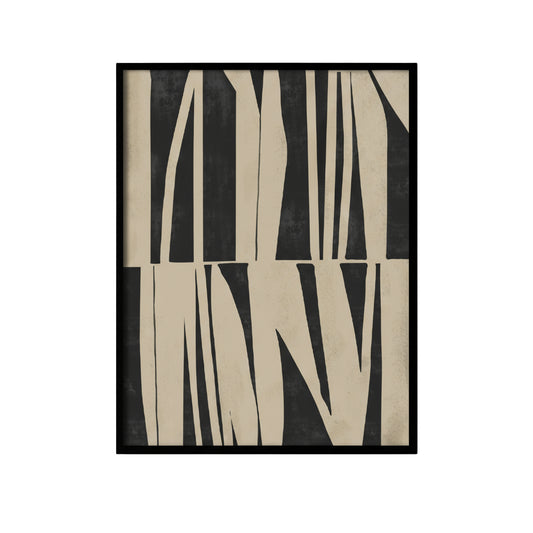 Between the Lines | Abstract | Black & White Canvas Painting for Wall | Wall Decor | Wall Painting