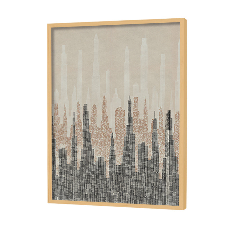 Cityscapes 2 Abstract Canvas Wall Art Print