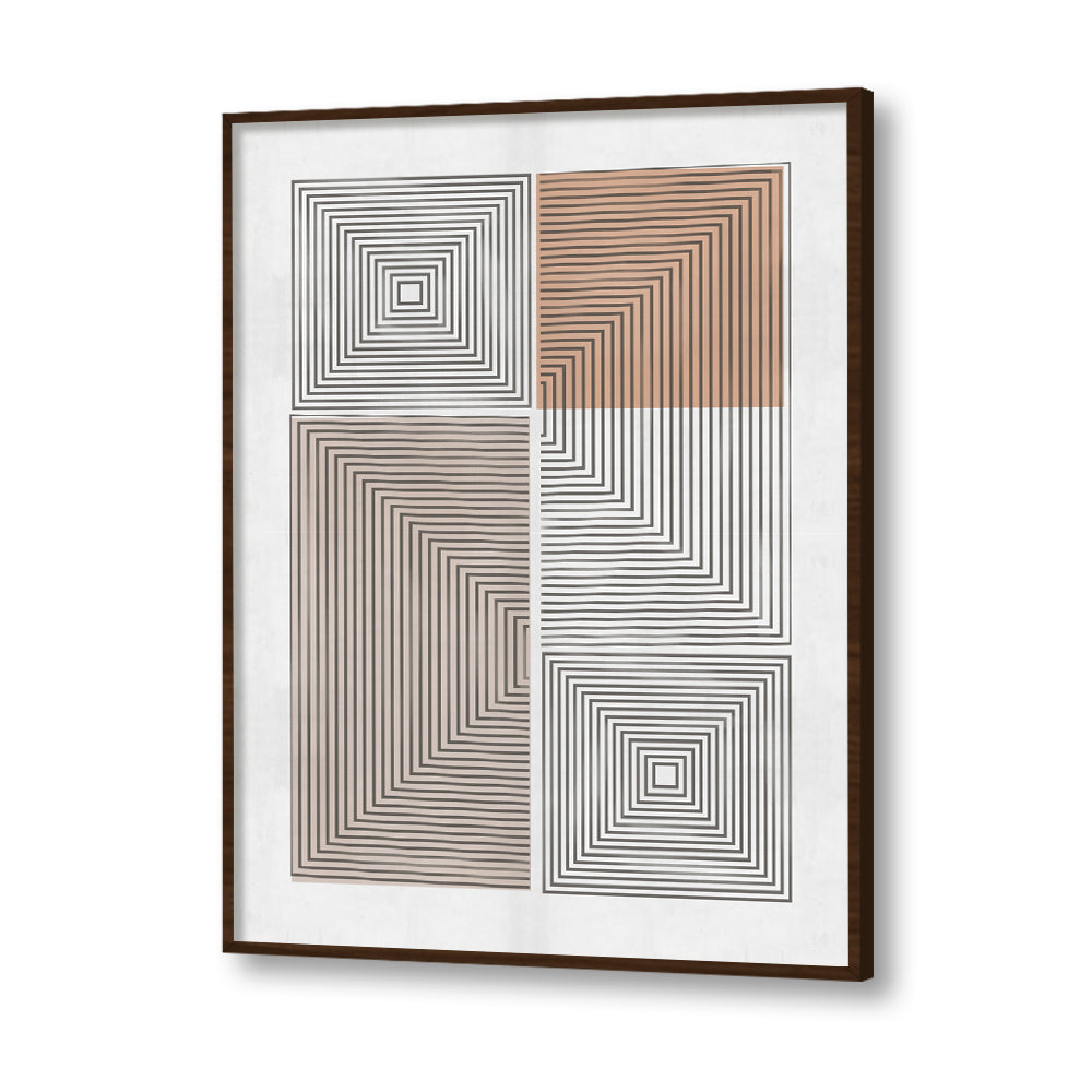 Geometric Shapes 1 Wall Art | Abstract Canvas Painting for Wall | Wall Decor | Wall Painting