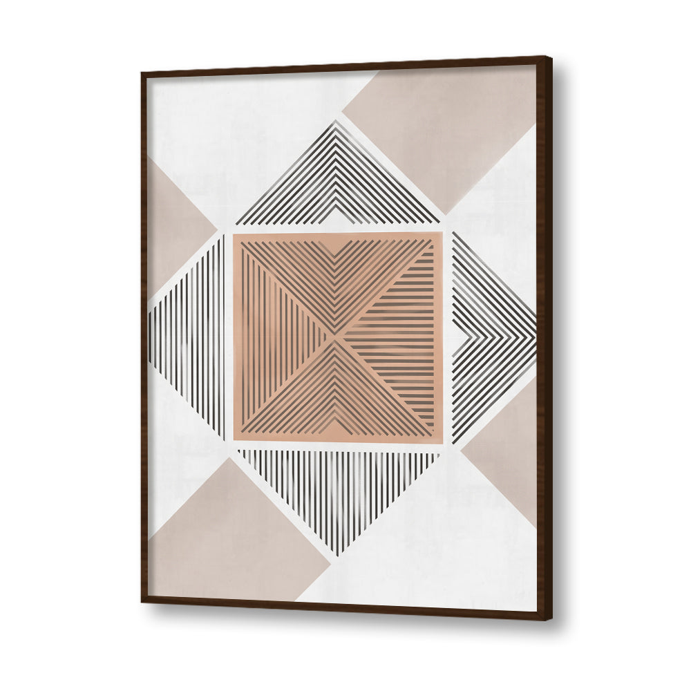 Geometric Shapes 3 | Scandinavian Wall Artwork | Abstract Canvas Painting for Wall | Wall Decor | Wall Painting