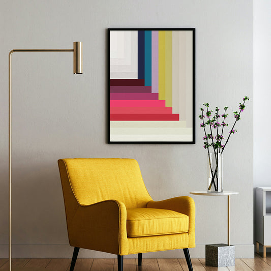 Spectrum Fusion 3 | Pop Wall Artwork | Abstract Canvas Painting for Wall | Wall Decor | Wall Painting