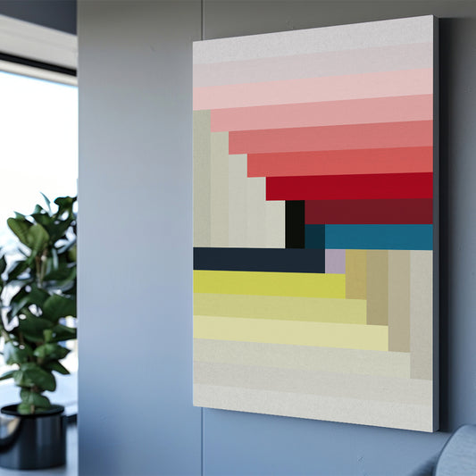 Spectrum Fusion 4 | Pop Wall Artwork | Abstract Canvas Painting for Wall | Wall Decor | Wall Painting