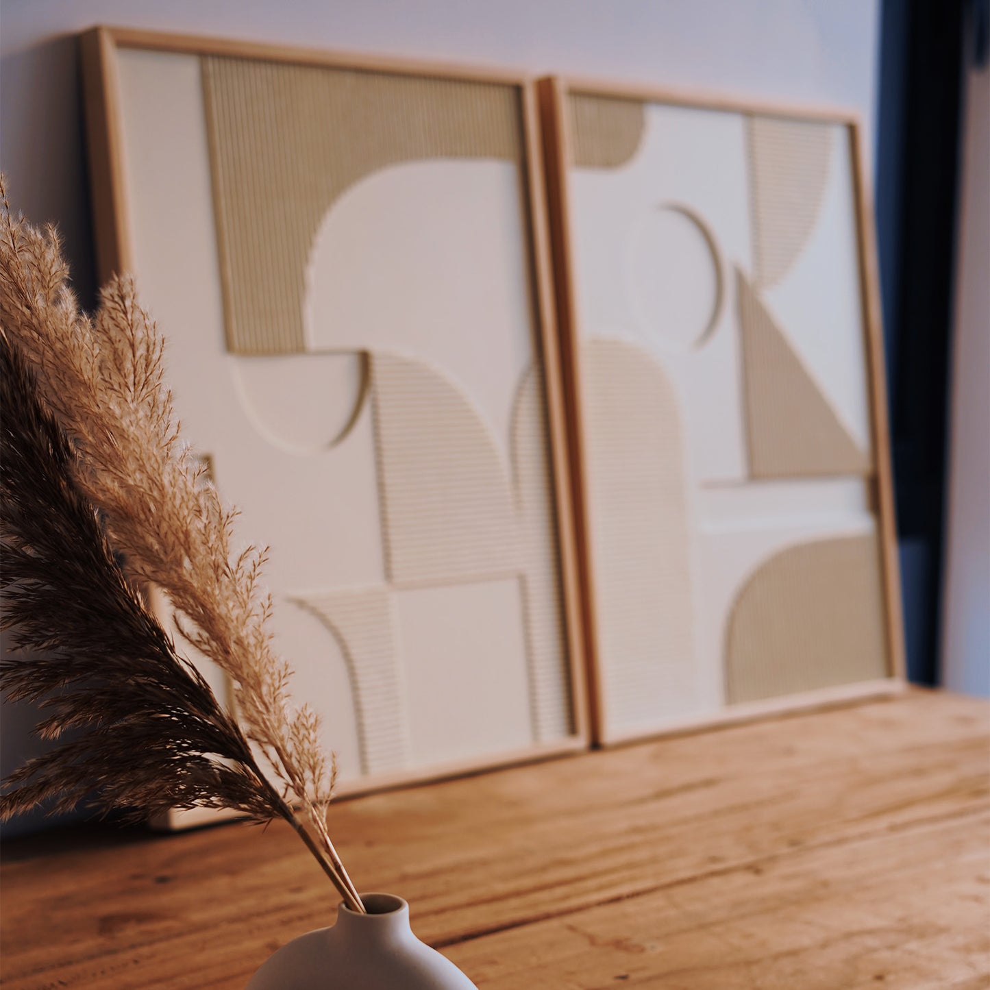 Abstract Harmonies Mixed Media Wall Art for Home Decor| Canvas Painting Artwork for Wall | Wall Decor | Wall Painting for Cafe, Restaurant, Living Room, Home Decor