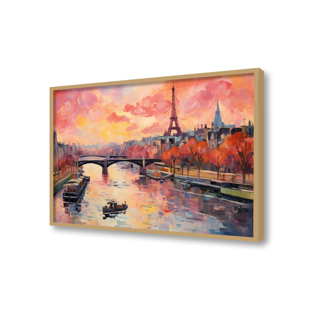 An Evening In Paris Nature Artwork Canvas Print for Wall