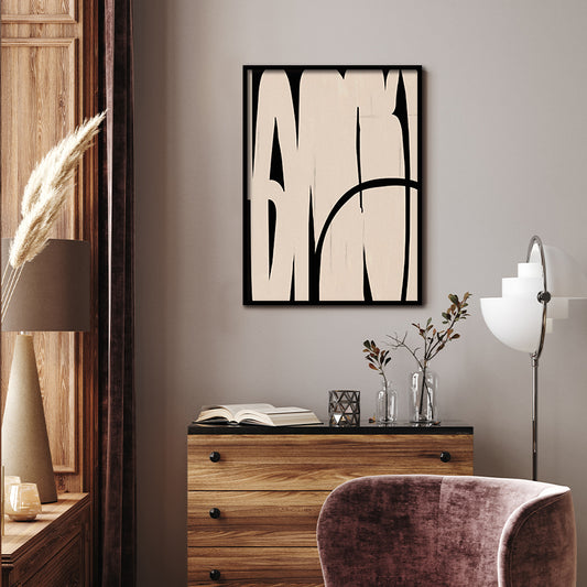 Bound 1 Wall Art | Scandinavian Wall Artwork | Abstract Canvas Painting for Wall | Wall Decor | Wall Painting
