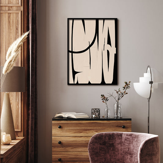 Bound 2 Wall Art | Scandinavian Wall Artwork | Abstract Canvas Painting for Wall | Wall Decor | Wall Painting