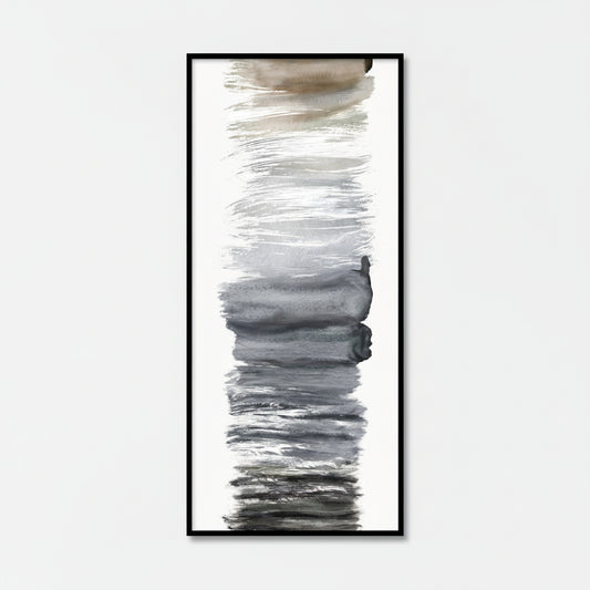 Brushstroke Symphony | Black and White | Abstract Canvas Painting for Wall | Wall Decor | Wall Painting