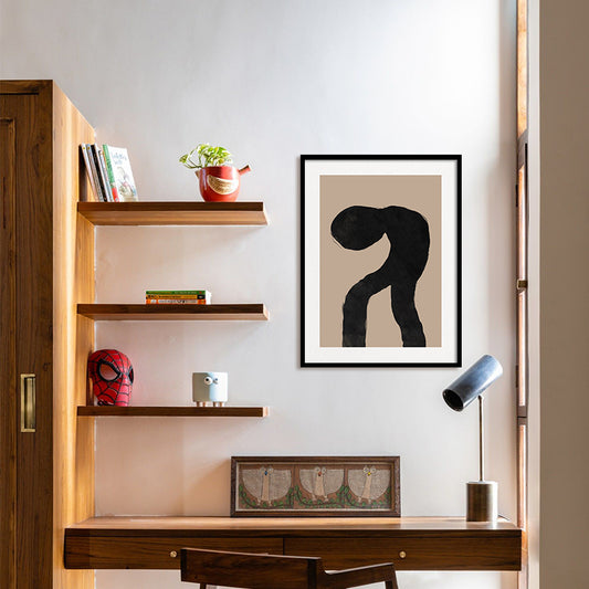 Nordic 1 Black and White Wall Artwork | Scandinavian Canvas Painting for Wall | Wall Decor | Wall Painting for Living Room | Bedroom