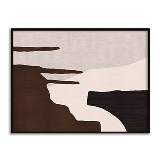 Brown Drip Wall Art | Abstract Canvas Painting for Wall | Wall Decor | Wall Painting