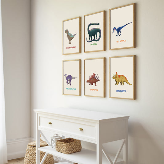 Out of the Jurassic World Gallery Wall Wall Art for Home Decor| Canvas Painting for Wall Art | Wall Decor | Wall Painting for Cafe, Restaurant, Living Room, Home Decor