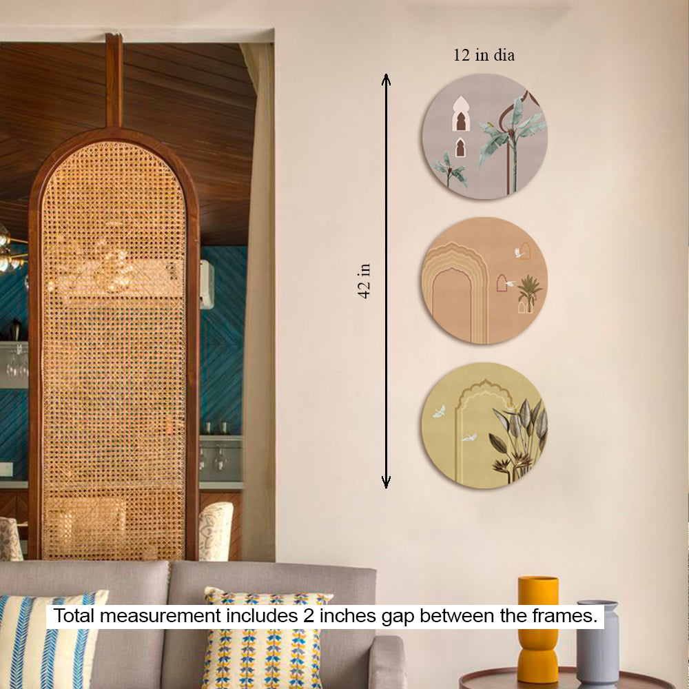 Arches Gallery Wall Wall Art for Home Decor| Canvas Painting for Wall Art | Wall Decor | Wall Painting for Cafe, Restaurant, Living Room, Home Decor