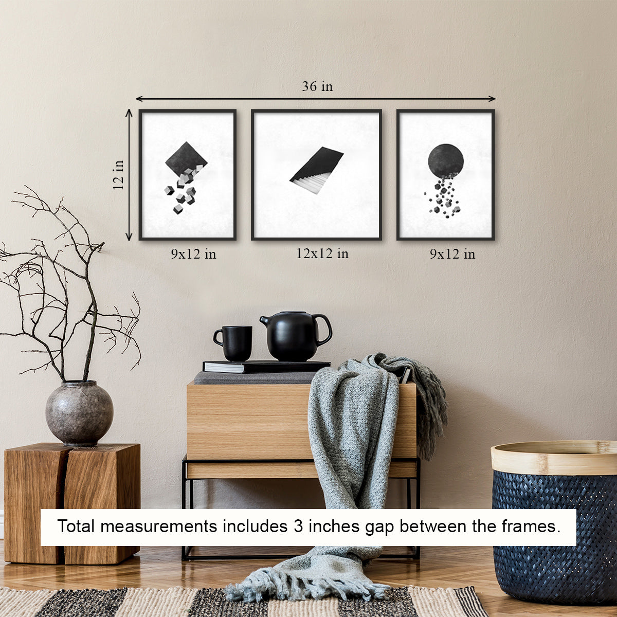 Illusional Illustrations Canvas Painting Gallery Wall Art