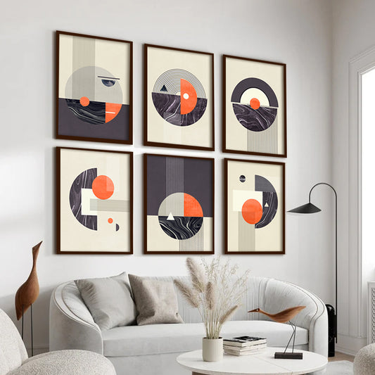 Shapes and Forms Canvas Painting Gallery Wall Art