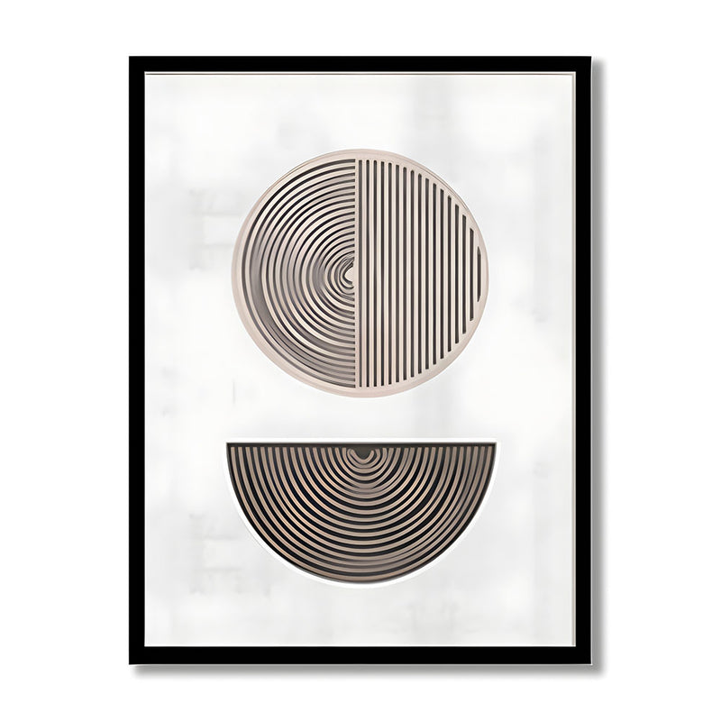 Geometric Shapes 2 Abstract Canvas Wall Art Print