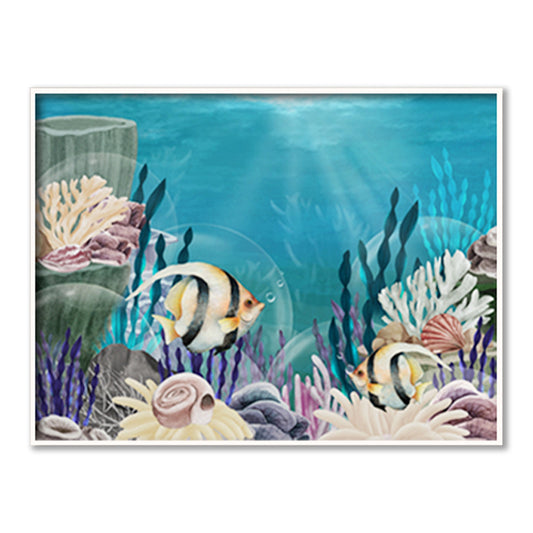 Go Underwater Wall Artwork for Kids Room | Nature Canvas Painting for Wall | Wall Decor | Wall Painting