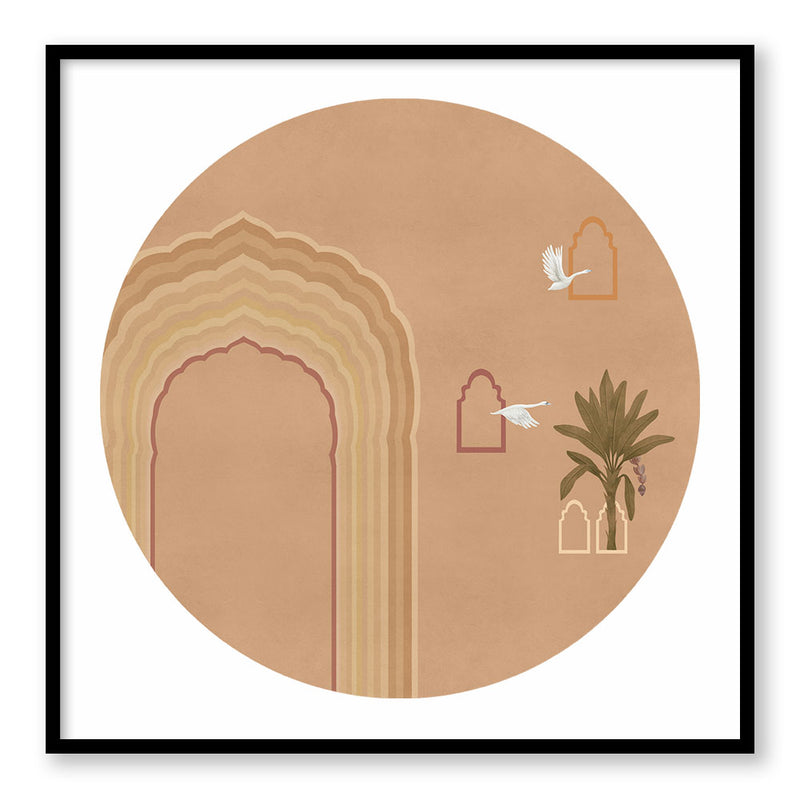 Grove 1 (Square) Nature Artwork Canvas Print for Wall