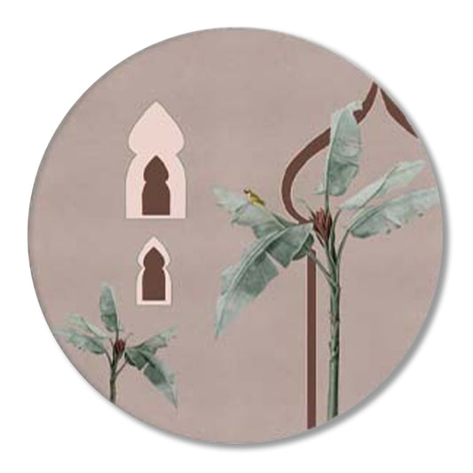 Grove 7 (Round) Nature Wall Art | Traditional Canvas Painting for Wall | Wall Decor | Wall Painting