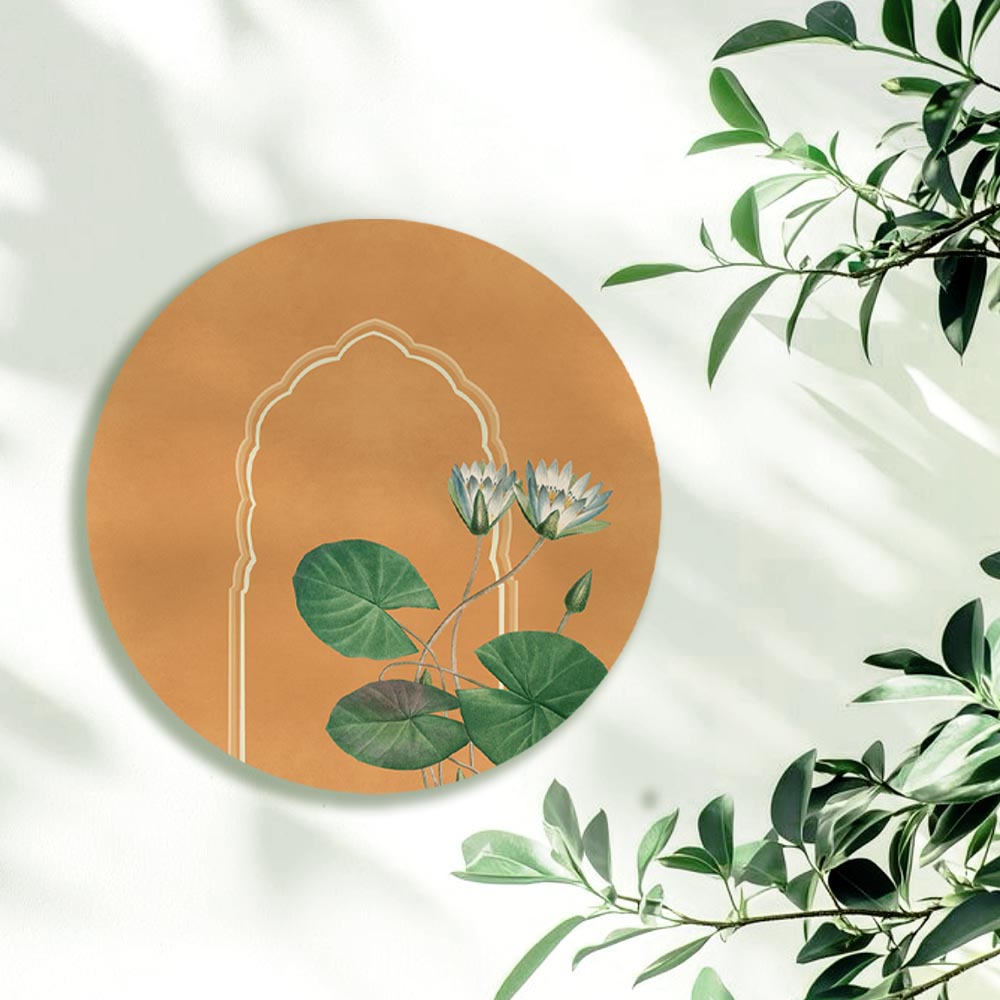 Grove 10 (Round) Canvas Nature Art Print for Wall