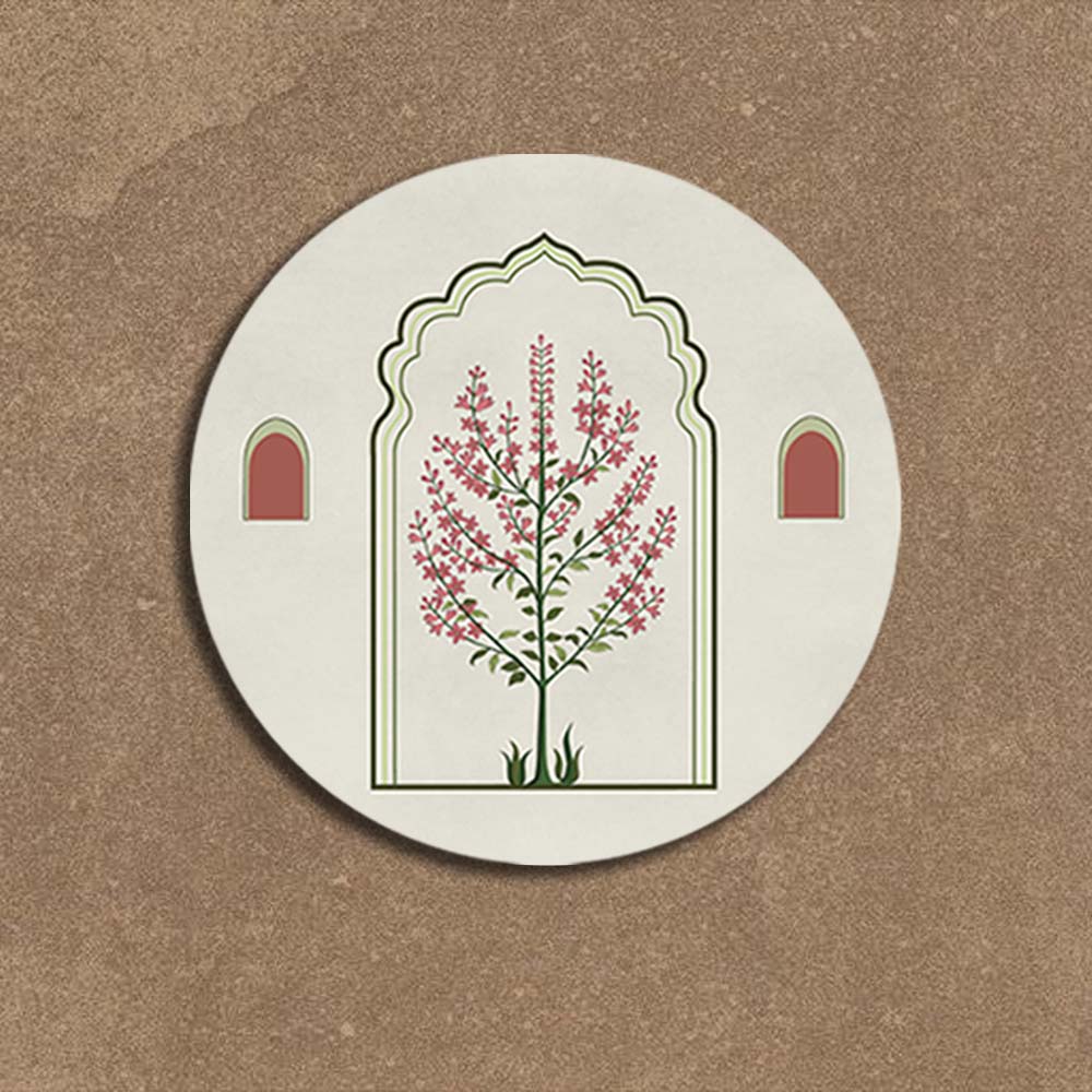 Grove 11 (Round) Canvas Nature Art Print for Wall