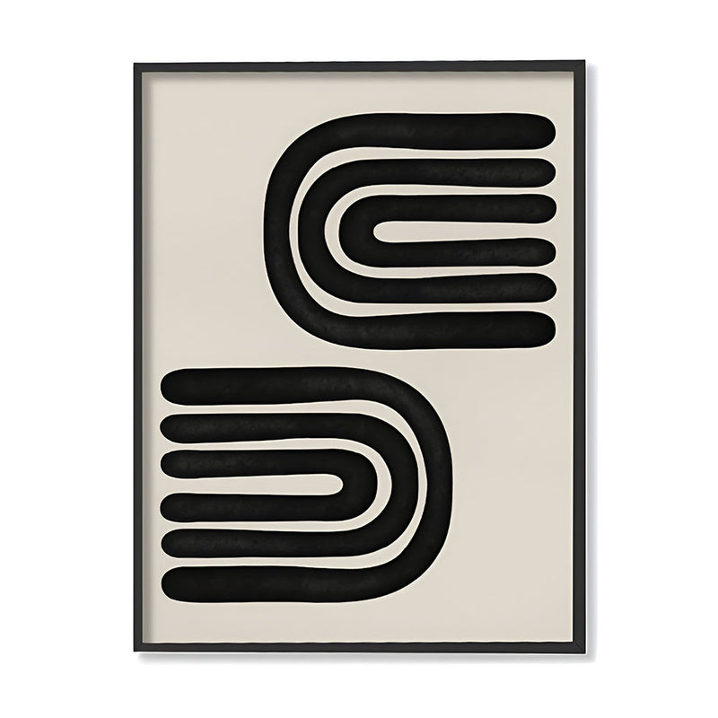 Harmony 1 Black and White Wall Artwork
