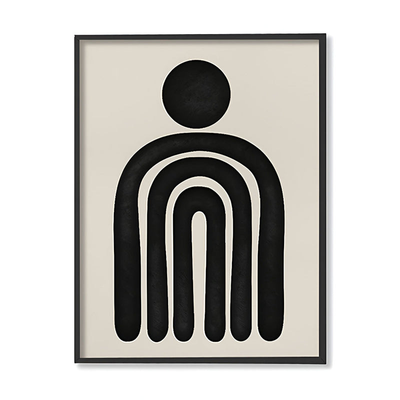 Harmony 2 Black and White Wall Artwork