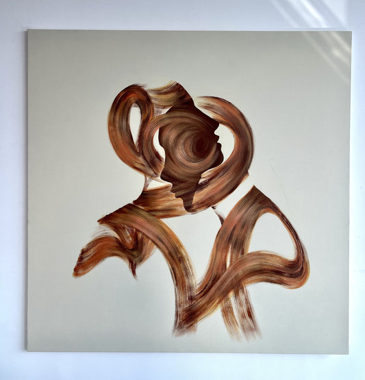 Passion Hand Painted Wall Art for Home Decor| Canvas Painting Artwork for Wall | Wall Decor | Wall Painting for Cafe, Restaurant, Living Room, Home Decor