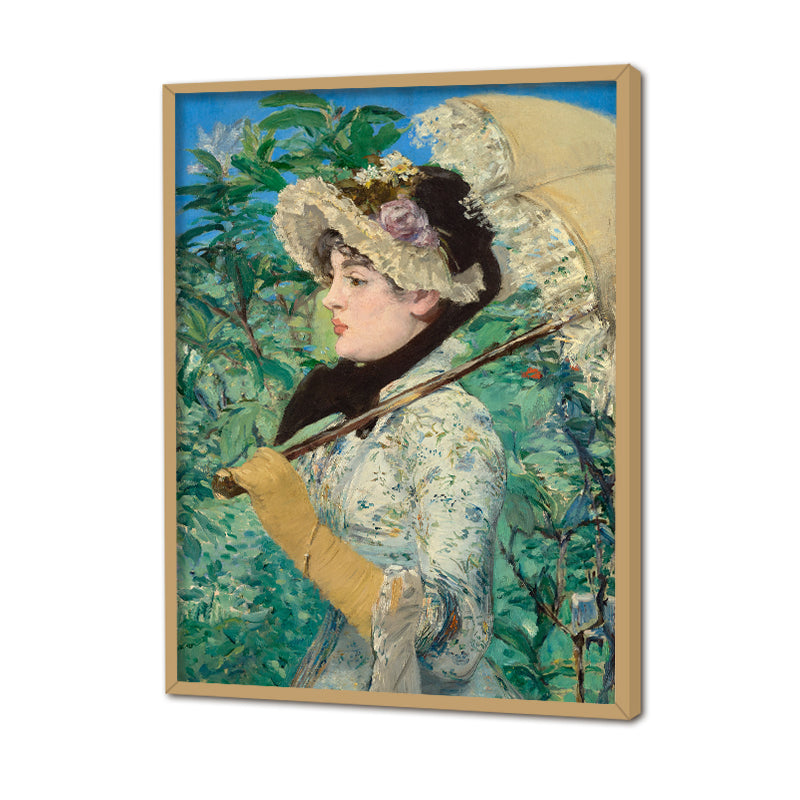 Jeanne Spring by Edouard Manet Famous Painting Wall Artwork | Canvas Painting for Wall | Wall Decor | Wall Painting for Living Room | Bedroom