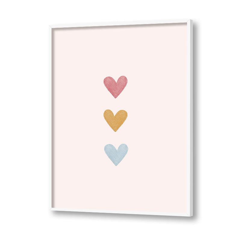 Little Hearts Wall Art for Kids Room | Canvas Painting for Wall | Wall Decor | Wall Painting for Kids, Wall, Home Decor