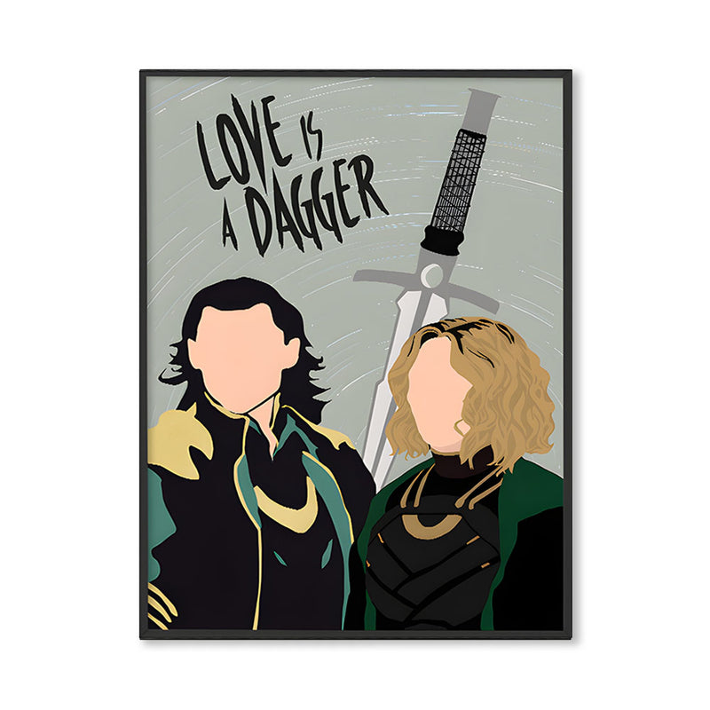 Loki Pop Artwork Canvas Print for Wall