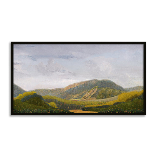 Misty Valley 1 Wall Artwork | Nature Canvas Painting for Wall | Wall Decor | Wall Painting