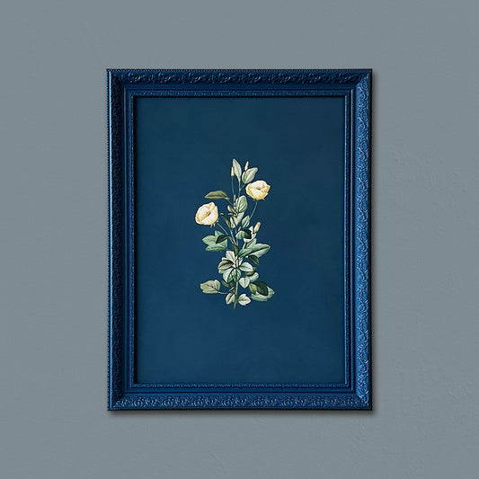 Ornate Botanicals 1 Mixed Media Wall Art for Home Decor| Canvas Painting Artwork for Wall | Wall Decor | Wall Painting for Cafe, Restaurant, Living Room, Home Decor
