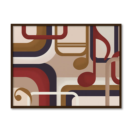 Musical Notes Wall Art | Abstract Canvas Painting for Wall | Wall Decor | Wall Painting