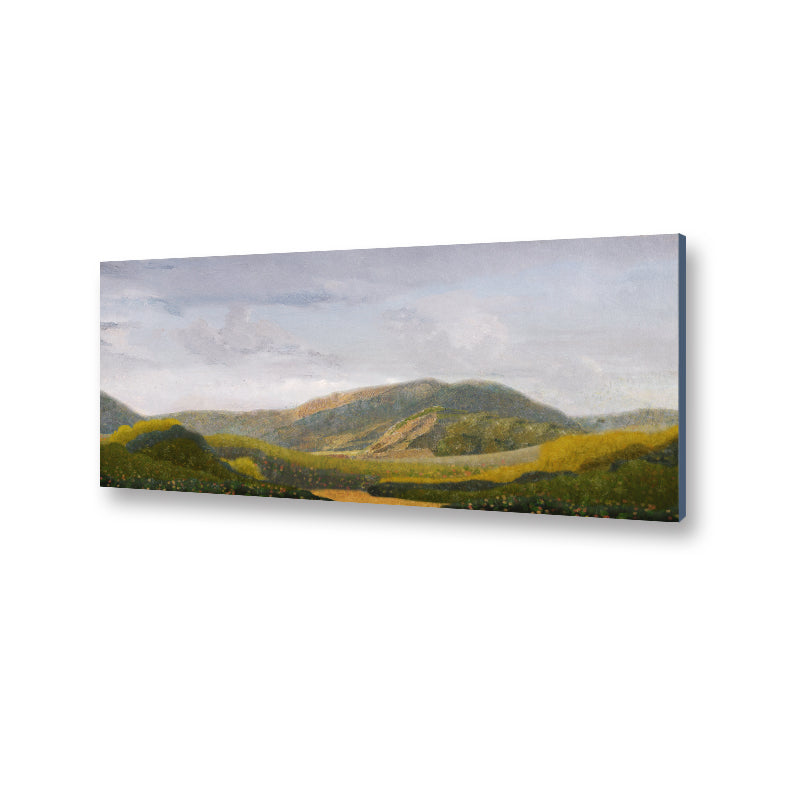 Misty Valley 1 Wall Artwork | Nature Canvas Painting for Wall | Wall Decor | Wall Painting