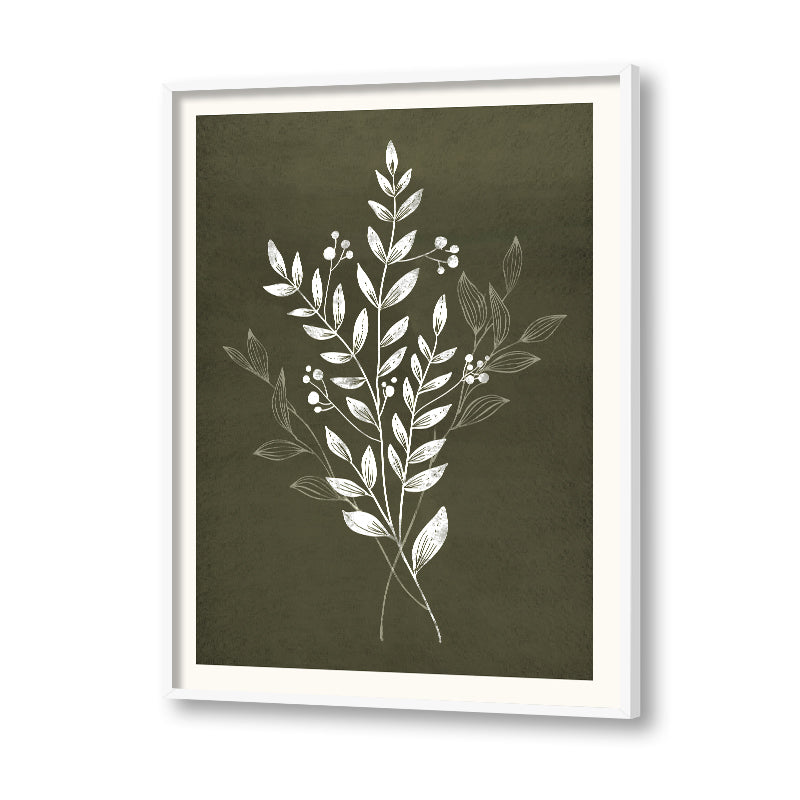 Nature's Outline 1 Scandinavian Wall Artwork | Nature Canvas Painting for Wall | Wall Decor | Wall Painting