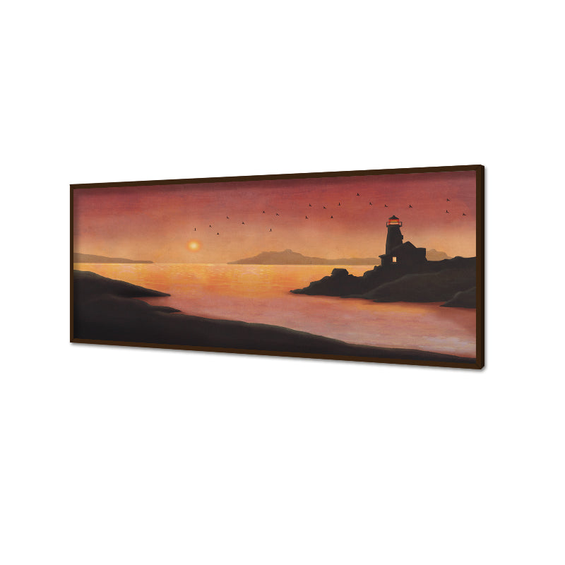 The Lighthouse Wall Artwork | Nature Canvas Painting for Wall | Wall Decor | Wall Painting