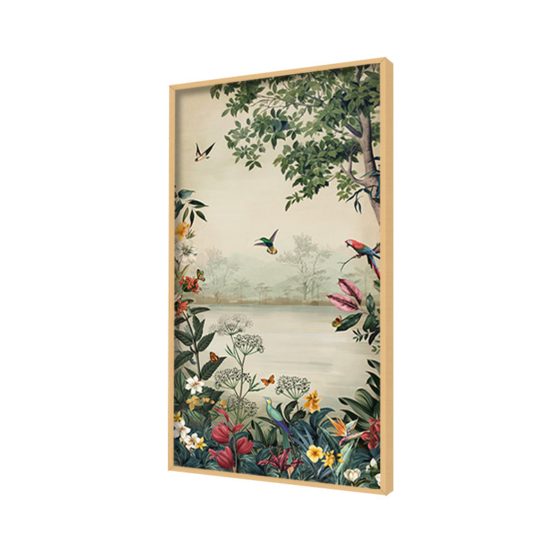 Tropical Haven Wall Artwork | Nature Canvas Painting for Wall | Wall Decor | Wall Painting