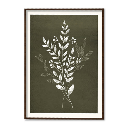 Nature's Outline 1 Scandinavian Wall Artwork | Nature Canvas Painting for Wall | Wall Decor | Wall Painting