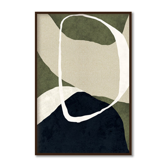 Olive Harmony — Modern Abstract Art Print | Canvas Painting for Wall | Wall Decor | Wall Painting