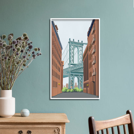 New York Pop Artwork | Canvas Painting for Wall | Wall Decor | Wall Painting for Kids Room, Home Decor, Cafe, Restaurant