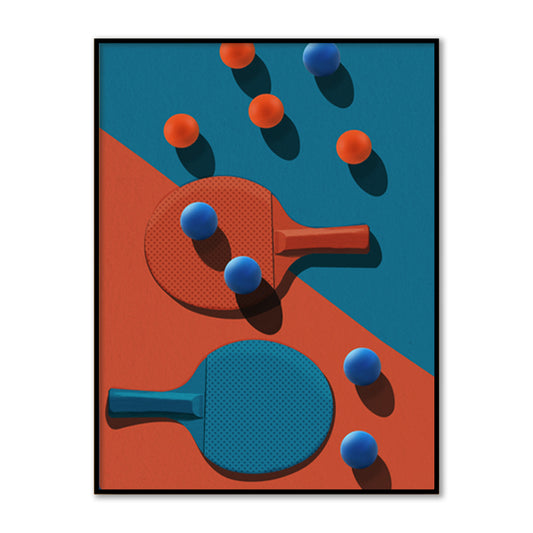 Rally Mode — Table Tennis Pop Art Print | Canvas Wall Painting