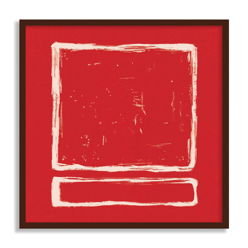 Rouge Abstract Canvas Wall Art Print