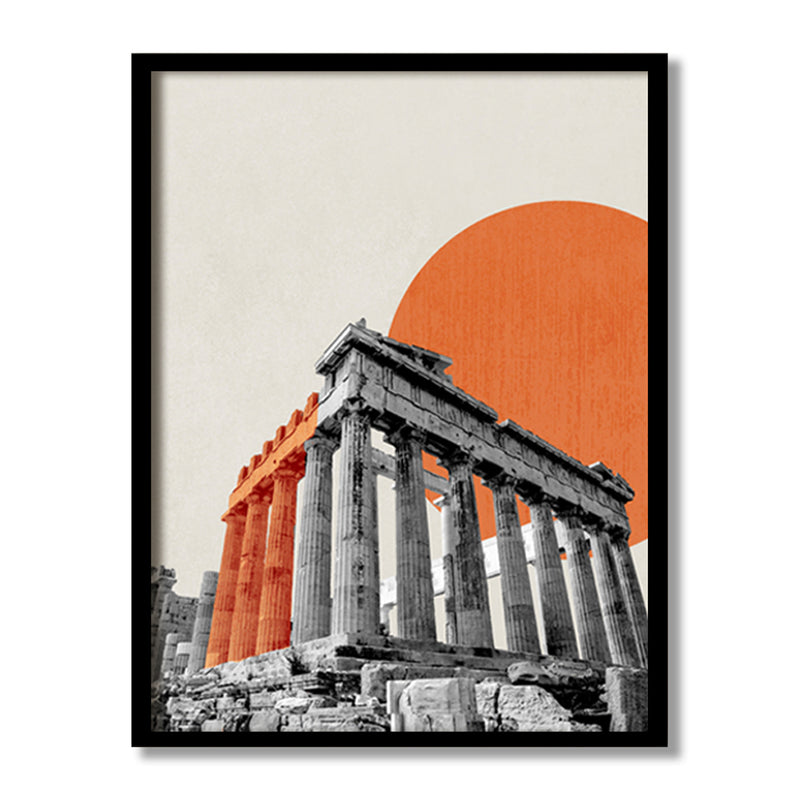 Scenic Escapes 8 Black and White Canvas Wall Art Print