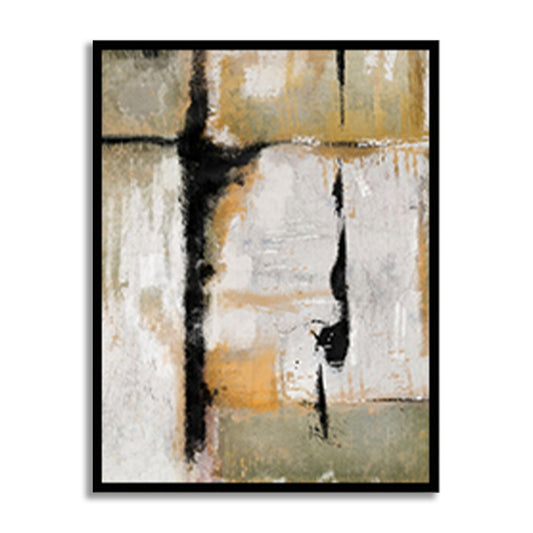 Tangerine Textures 1 Wall Art | Abstract Canvas Painting for Wall | Wall Decor | Wall Painting