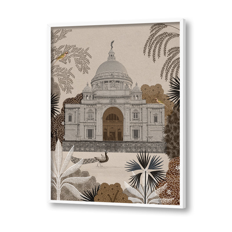 Nostalgic Grandeur Traditional Artwork Canvas Print for Wall