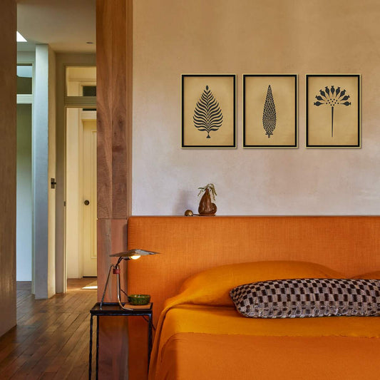 Ornate (Set of 3) Traditional Wall Artwork | Nature Canvas Painting for Wall | Wall Decor | Wall Painting