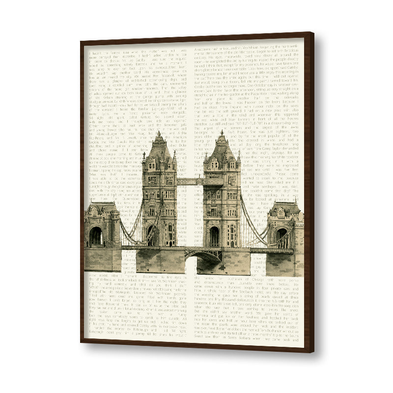 Travel Tales 1 Vintage Artwork Canvas Print for Wall