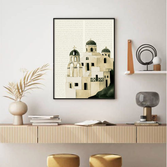 Travel Tales 6 Vintage Wall Artwork | Canvas Painting for Wall | Wall Decor | Wall Painting for Cafe, Office, Restaurant