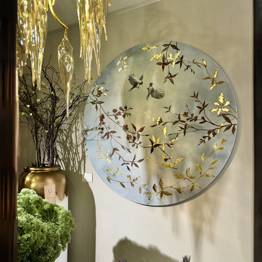 Whispers in the Wind Hand Painted Wall Art for Home Decor| Canvas Painting Artwork for Wall | Wall Decor | Wall Painting for Cafe, Restaurant, Living Room, Home Decor